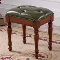 美式实木妆台凳化妆凳子欧式实木梳妆凳换鞋凳卧室妆凳古筝凳琴凳