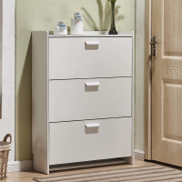 大容量超薄鞋柜简约小户型厅柜家用实木色免漆环保无异味