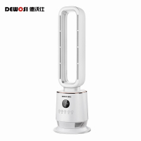德沃仕 遥控款无叶风扇 冷暖两用 取暖器 立式落地塔式立体 智能遥控定时 低噪小型家用塔扇 CDN-415B