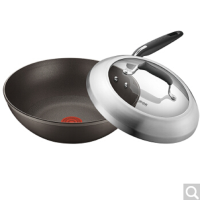 苏泊尔火红点钛金刚无油烟炒锅·钢玻盖·IHPC32HA2//3