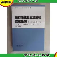 执行法律及司法解释实务指南