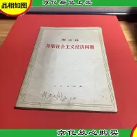 苏联社会主义经济问题
