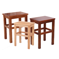 瑞丰杰实木凳家用小凳子儿童凳RJ-D02方凳松木榉木餐凳板凳