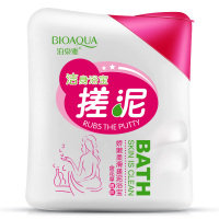 泊泉雅植物搓泥宝清洁搓澡泥搓泥浴宝贝 清洁角质鸡皮搓泥浴宝沐浴露补水浴盐 男女士 娇润柔滑(红色)1瓶