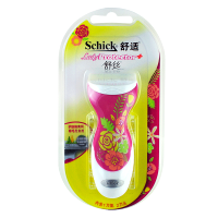 舒适（Schick）舒丝刮毛刀剃毛刀器仕女脱除毛刀器 腋毛腿毛私处剃毛刀 2层手动 女士 1刀架2刀头