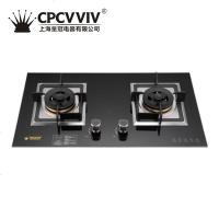 超级新品 CPCVVIV上海皇冠厨卫电器 C308 燃气灶 双灶嵌入式台式液化气天然气飞机铝炉头跹暹屳