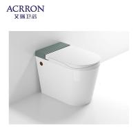 ACRRON艾瑞卫浴(9001灰)马桶坐便器大管道喷射 家用抽水马桶易拆盖板厨房厨卫安全跹暹屳