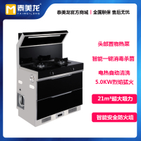 泰美龙智能电器(TML-J08)智能厨房电器 集成灶 吸风口玻璃背板,冷凝油脂,不易粘油,清洁简便跹暹屳
