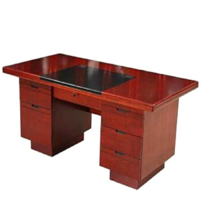 红叶木质办公桌