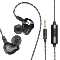 双动圈运动耳机挂耳式智能四核四喇叭重低音耳麦听歌游戏语音vivo华为oppo