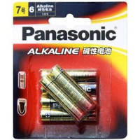 松下Panasonic正品通用7号七号6粒碱性碱性耐用干电池儿童玩具体重秤批发遥控器鼠标电池