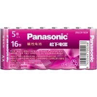 松下(Panasonic)粉彩5号五号碱性电池16粒装 适用于遥控器玩具鼠标键盘 LR6LCR/16SW
