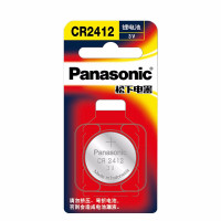 松下Panasonic 进口纽扣电池CR2412CH/1B 3V汽车钥匙遥控器电脑主板电子秤手表照相机计算器精品1粒