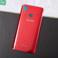 vivo X21后盖钢化玻璃vivox21电池盖原厂手机后屏X21A后壳 原x21(宝石红)后指纹