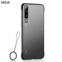 华为p20手机壳p20pro保护套荣耀20无边框硅胶p30男半包防 P30【透黑●无边框设计★裸机握感】指环款+送钢化膜