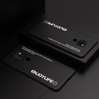 抖音同款华为mate20手机壳潮牌个性mate20pro套限量版全包防摔Mat 华为Mate20黑色英文【送全屏钢化膜】