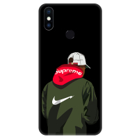 小米8手机壳个性创意磨砂ins风冷淡硅胶软全包防摔超薄女款男潮牌 深灰色小米8潮背影