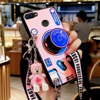 华为荣耀20手机壳女荣耀9青春版荣耀10个性创意9i保护套v9硅胶v10 荣耀v20--粉色【背包式蓝光相机+迷你公仔】