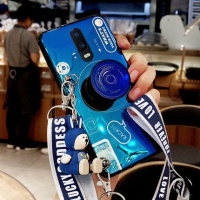 oppoa83手机壳a7x女款oppoa79红oppoa73套oppo A9/A9X--蓝色【背包式蓝光相机+迷你公仔】