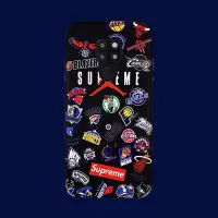NBA潮牌华为p30手机壳mate20时尚nova4e硅胶no 华为mate20【黑底联名NBA】送钢化膜送指环扣送挂绳