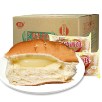 宝语沙拉奶香面包 老式红食品红豆火腿奶油早餐夹心面包整箱8斤 非自营