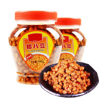湖南岳阳特产香辣腊八豆辣椒豆酱拌面酱调味品腊八豆500g/瓶 wmm 腊八豆500g/瓶