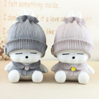 搪胶儿童卡通防摔存钱罐成人储蓄罐超大号流氓兔儿童节日礼品