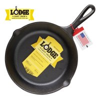 Lodge 洛矶洛极 美国进口健康无涂层铸铁锅煎锅23cmL6SK3