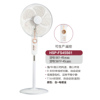 华生16寸遥控落地扇WS61Y白色落地扇电风扇 颜色随机