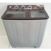 爱妻130C塑桶双缸洗衣机帝王紫大容量强力去污强劲动力洗脱两用颜色随机