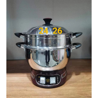 汇当家电热锅电火锅多用锅26cm 小型单身贵族小火锅