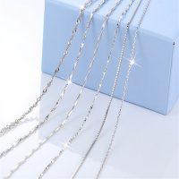 [银项链][锁骨链][多款可选]S925纯银项链女纯银饰品锁骨链