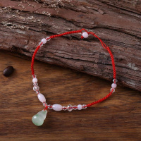 (买二送一 款式多选)大小可调节红绳脚链手链2019年韩版简约新款