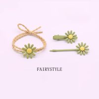 韩式泫雅风甜美小雏菊圈可爱绳扎头皮筋头绳森女百搭女饰