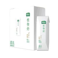 12月产伊利植选植物奶PET高蛋白豆乳原味无蔗糖奶250ml*12瓶