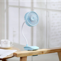 幸运星香薰夹子风扇迷你台夹桌面小风扇USB可充电便携静音电风扇