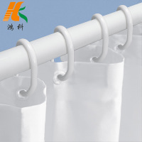厂家批PP塑料挂钩浴帘配件窗帘挂钩优良C型浴帘挂钩散装