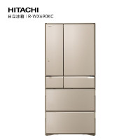 日立(HITACHI)冰箱R-WX690KC 日本原装 电动抽屉670L变频多门 风冷无霜 自动制冰 真空保鲜水晶炫金