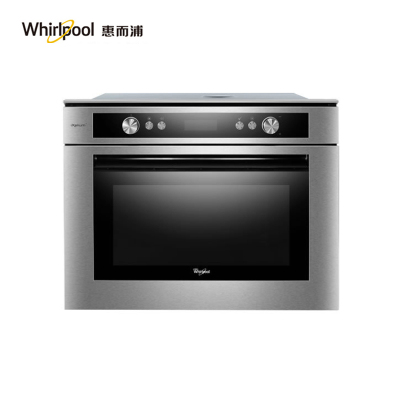 惠而浦(Whirlpool)家用蒸箱烤箱嵌入式套装烘焙组合不锈钢原装进口大容量30+73升家用 AMW882IXL蒸箱