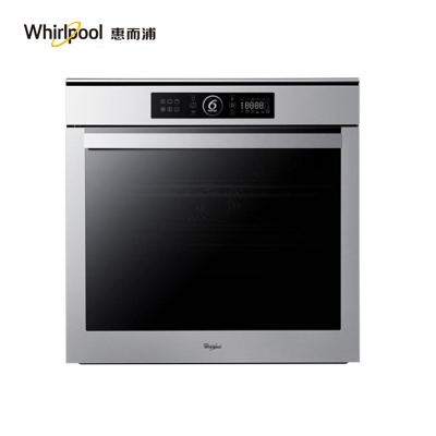 惠而浦(Whirlpool)智能嵌入式烤箱烘焙不锈钢3层17个烹调功能73升大容量M8480IX