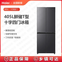 海尔(Haier)冰箱BCD-405WLHTDEDS9U1冰箱405升十字对开门双变频一级能效风冷超薄家用节能电冰箱母婴