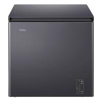 海尔166升星蕴银风冷无霜卧式冷柜BC/BD-166WGHESM 大冷冻力-38℃均匀制冷高容积利用率黑金净化独立式设计