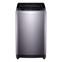 海尔全自动波轮洗衣机XQB100-BZ629 10kg大容量 家用全自动波轮 直驱变频电机 中途添衣 下排水