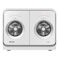 海尔懒人迷你全自动洗烘一体机双屏智控0手洗XQGL20-ZHBD671WU1