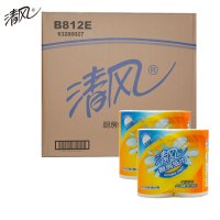 清风厨房卷纸专用吸油纸75张/卷2层12包24卷整箱擦油纸去污清洁吸水不易破洗碗纸