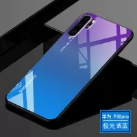 华为p30pro手机壳潮牌p40pro简约玻璃渐变创意个性限量版华为mate30pro防摔全包硬套轻薄pro高档