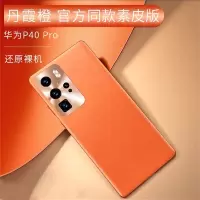 圣幻 5g版真皮华为P40pro/pro+手机壳P40/P30pro防摔保护套素皮男女款全包网红硅胶皮套外壳个性防摔时尚