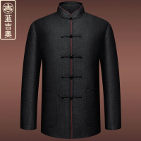 中老年人唐装男春季上衣中山装爸爸爷爷中国风老人衣服装春装外套