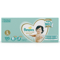 Pampers帮宝适一级帮纸尿裤大码L120片/箱 空气纸尿裤婴儿透气尿不湿