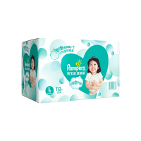 帮宝适清新帮纸尿裤L号大码112片/箱 泡泡纸尿裤